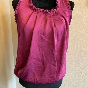 LOFT Sleeveless Blouse sz Petite S